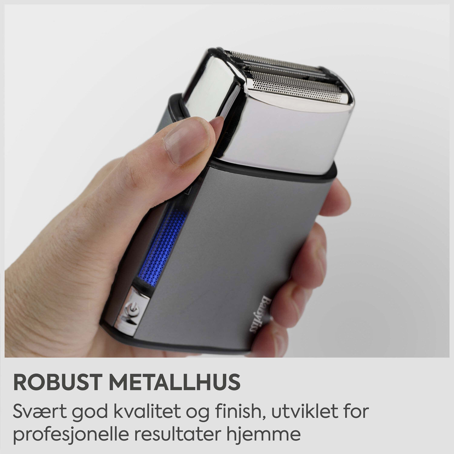 Super-X Metal Series Double Foil Shaver (Silver)